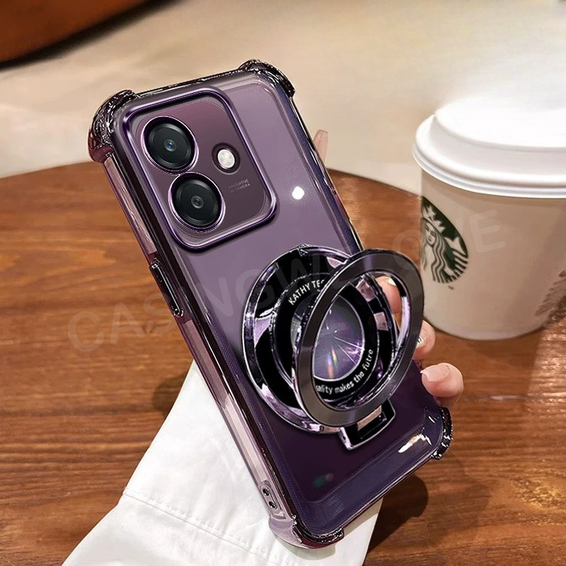 เคสโทรศัพท์สําหรับOppo A3 A3X A5 A5X A5 A3 Pro A6C A6 A5i A6i 5G 4G 2026 CD Bracketเคสโทรศัพท์ซิลิโคนสี่มุมกรณีกันกระแทกเคสโทรศัพท์ฝาหลัง