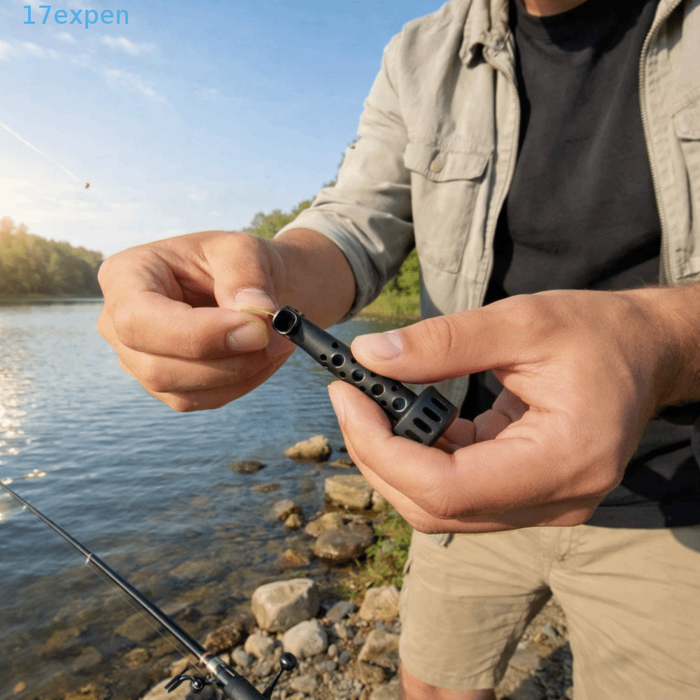 EXPEN Fly Fishing Threader, Magnetic Portable Magnetic Fly Threader, Fishing Accessory Small Fly Lig