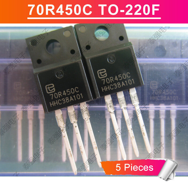 5pcs 70R450C TO-220F TPA70R450C TO220F 700V Power MOSFET ทรานซิสเตอร์ IC ใหม่