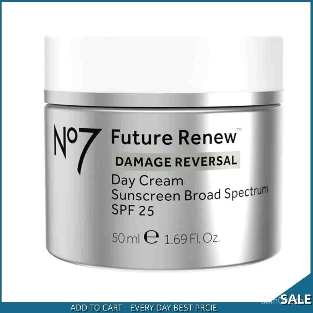 No7 Future Renew Damage Reversal Day Cream SPF 25 - 50ml เครื่องมือดูแลผิวหน้า P2VE