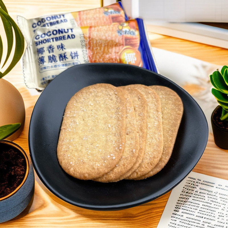 Yongdeli Refreshment Snacks Biscuits Crispy Biscuits Huang Daxiong Coconut Flavoured Crispy Biscuits