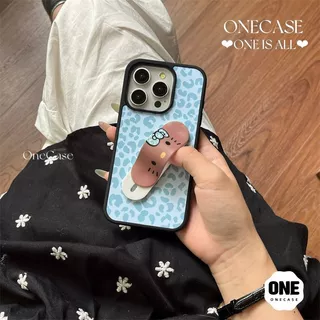 17เคสไอโฟนลายเสือดาวสีฟ้าชมพู สดชื่นฤดูร้อน สไตล์ Y2K สาวแซ่บ สำหรับ iPhone 15 Pro 17 Pro Max 16 Plus 14 17 Air 11 12 13