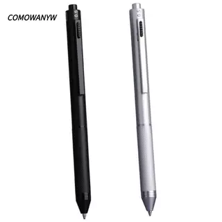 COMWANYW Gravity Sensing ปากกา,โลหะกดประเภท Multi-Function ปากกา, Creative 3 สีหมึก 4 in 1 Neutral ปากกาของขวัญนักเรียน