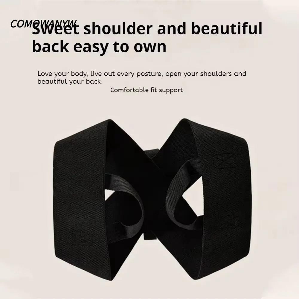 COMWANYW ท่าทาง Corrector เข็มขัด, ที่มองไม่เห็นเปิดไหล่ผู้ใหญ่ Corrective เข็มขัด, ป้องกันแบบพกพาหลังค่อมกลับไหล่ Anti-camel กลับคอรั้ง Home Office
