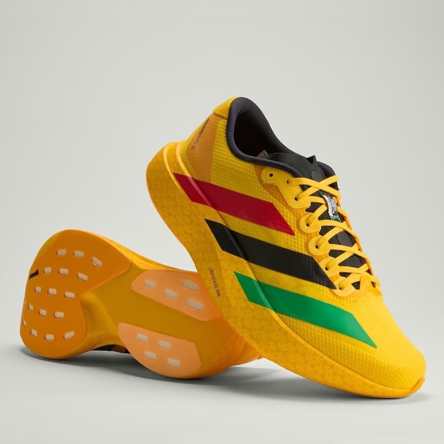 ADIZERO EVO SL กีฬาสบาย Anti-slip สวมใส่ Low-Top รองเท้าวิ่งผู้ชายผู้หญิงกีฬารองเท้า