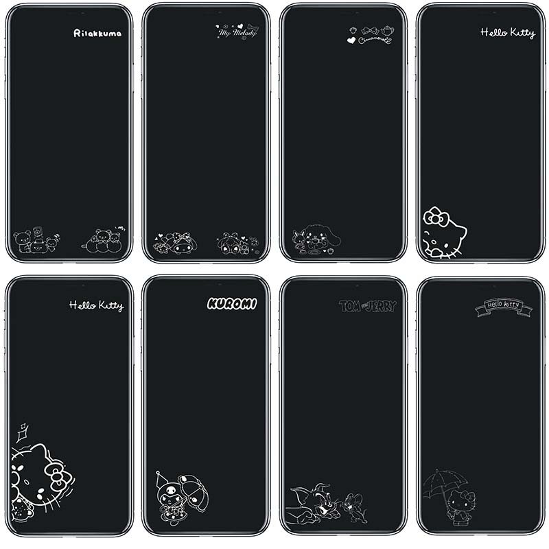 ป้องกันหน้าจอสําหรับiPhone 17 16 15 14 13 Pro max plus Full Coverageกระจกนิรภัยการ์ตูน 6D Shadow 15Pro 15Promax 15Plus 16Pro 16Promax 16Plus 17Pro 17Promax