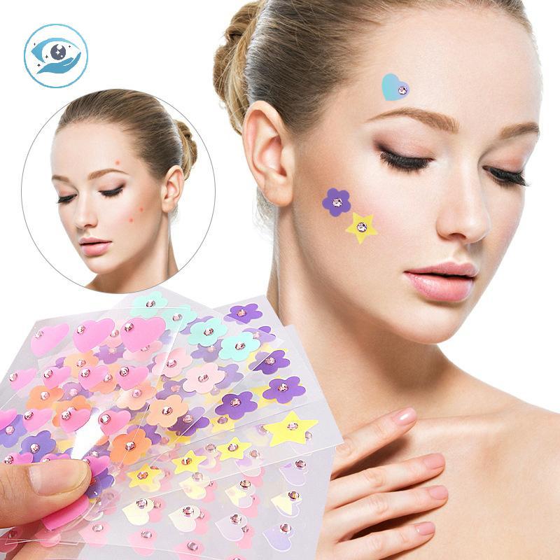 [Smw] สติ๊กเกอร์ดูแลผิวแพทช์สิวสีสันสดใสคอนซีลเลอร์ Facial Spot Beauty Makeup Tool [TH]