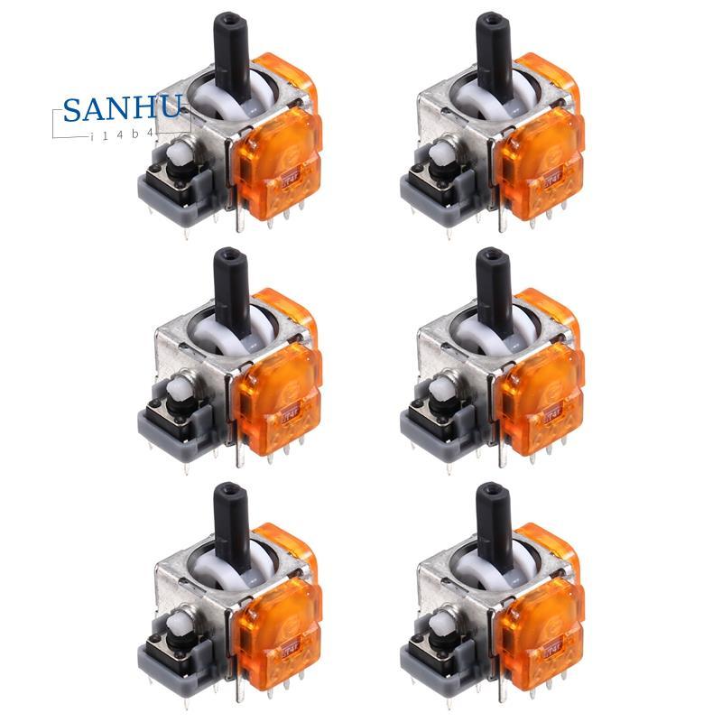 6 ชิ้นสําหรับ TMR จอยสติ๊กแม่เหล็กไฟฟ้าสําหรับเกมแพด TMR จอยสติ๊ก 3D Analog Thumb Stick Controller