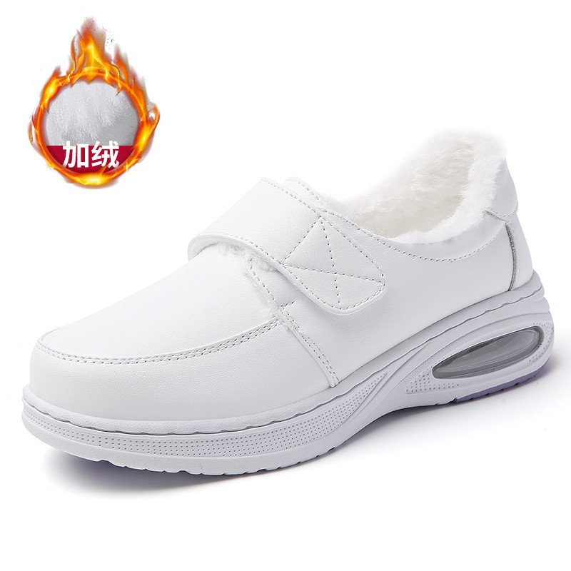 Its Aige Womens Shoes New Style Genuine Leather Cushioned Sole Nurse Shoes