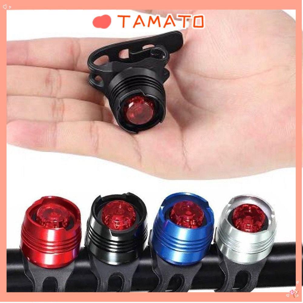 ไฟจักรยาน LED สีแดงทับทิม พร้อมสายรัดสำหรับความปลอดภัย ติดตั้งง่าย มีระบบเตือนด้านหลัง และทนน้ำได้ เหมาะสมในการขับขี่เวลากลางคืน