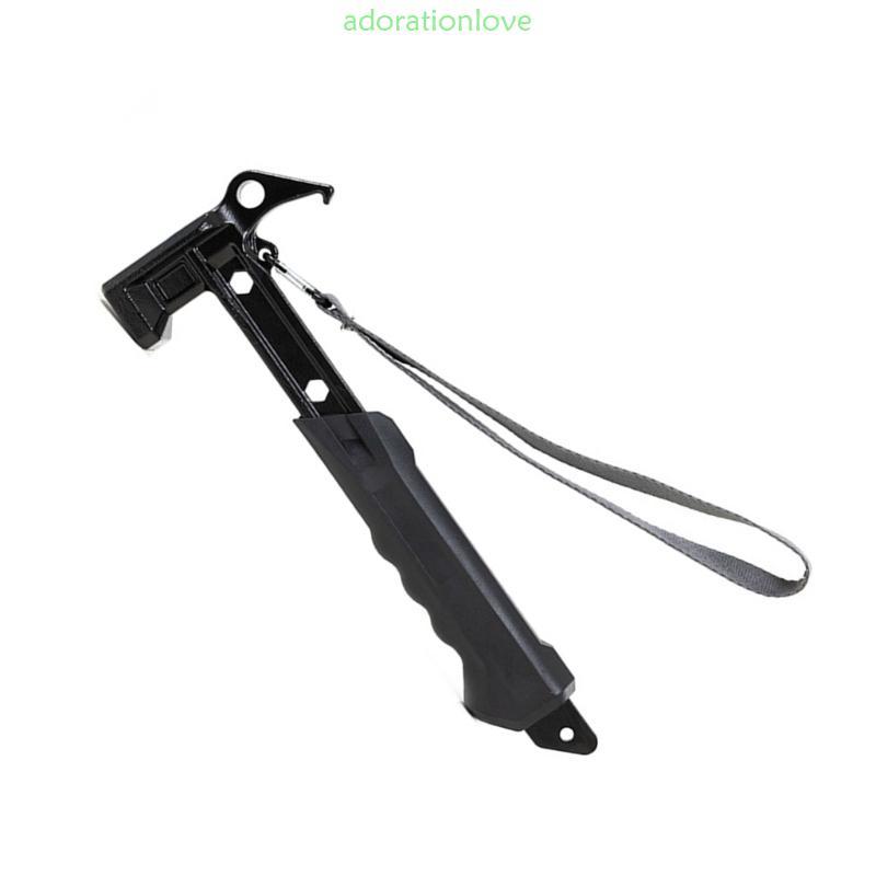 Ador Camping เต็นท์ค้อนสําหรับเต็นท์ Stakes Camp Nails Hammer Camping Hammer พร้อมสายไฟ