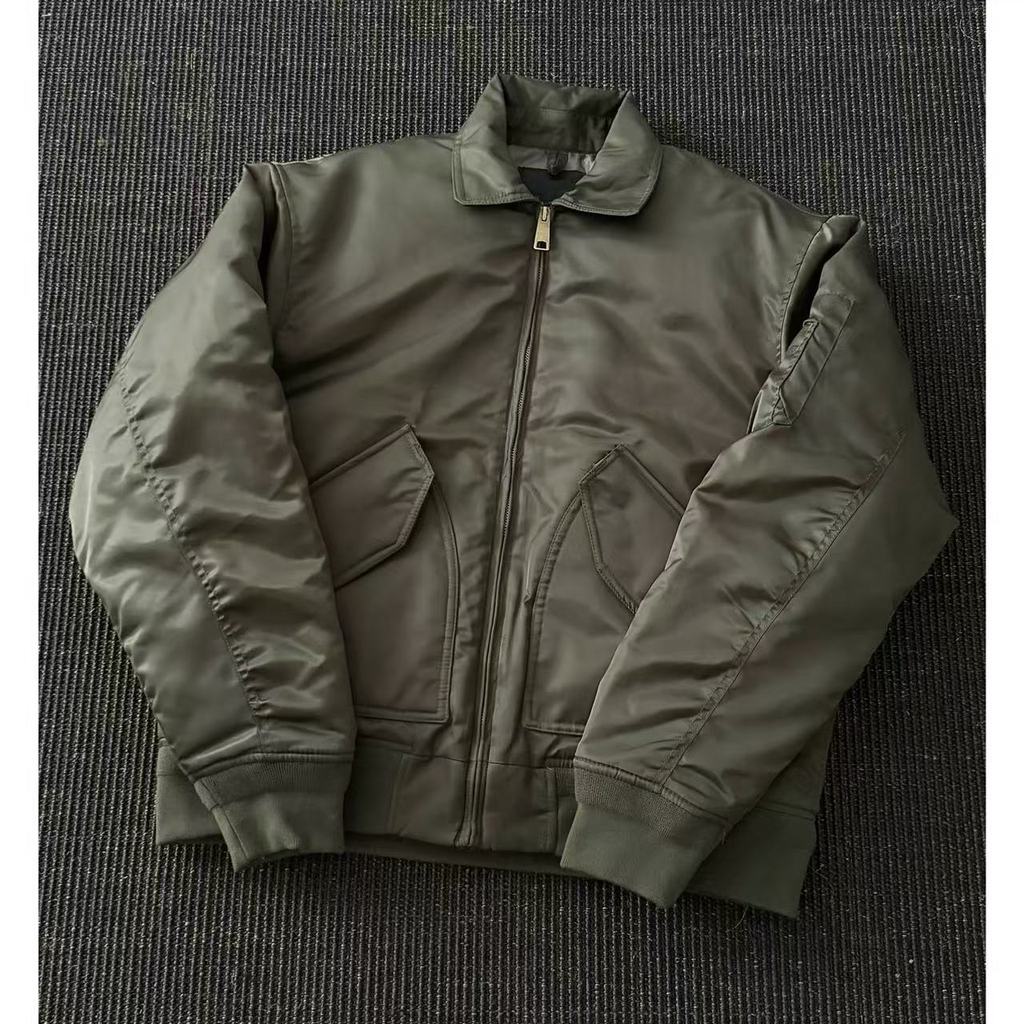 BANE Winter American Retro MA1aviator jacket bomber Pilot Thickened Casual Jacket Cotton Coat for Me