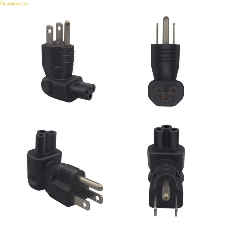 Doublebuy NEMA 5-15P to C5 Plug- Power Adapter Converter Connector สําหรับคอมพิวเตอร์มาตรฐาน