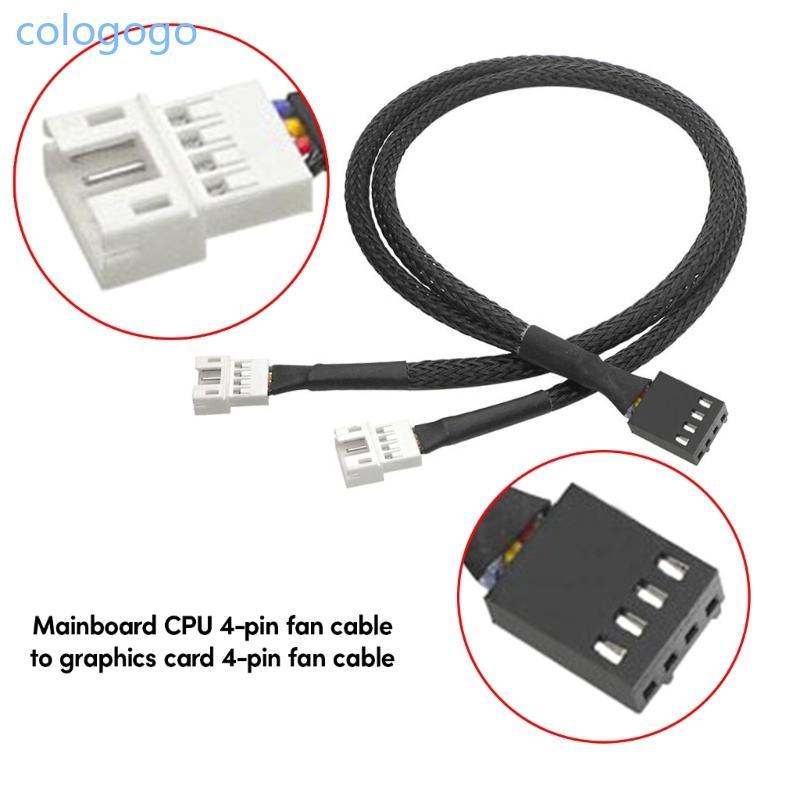 COLO 1 2Ways 4 Pin PWM Splitter 4Pin PWM หญิง 4Pin PWM อะแดปเตอร์สําหรับคอมพิวเตอร์ CPU กรณีพัดลม Sl