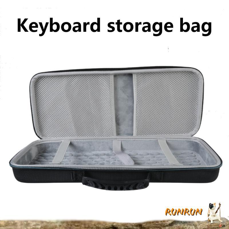 RUNN เคสคีย์บอร์ดแบบพกพาสําหรับ AULA S98 S99 กล่องป้องกันคีย์บอร์ดกระเป๋าตาข่าย