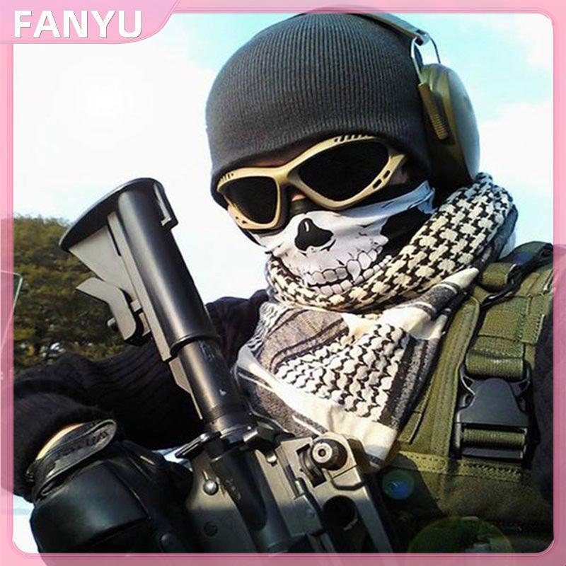 FANYU Skull Mask Tube Scarf Skeleton Motorcycle Ski Face Neck Jaw FANYU