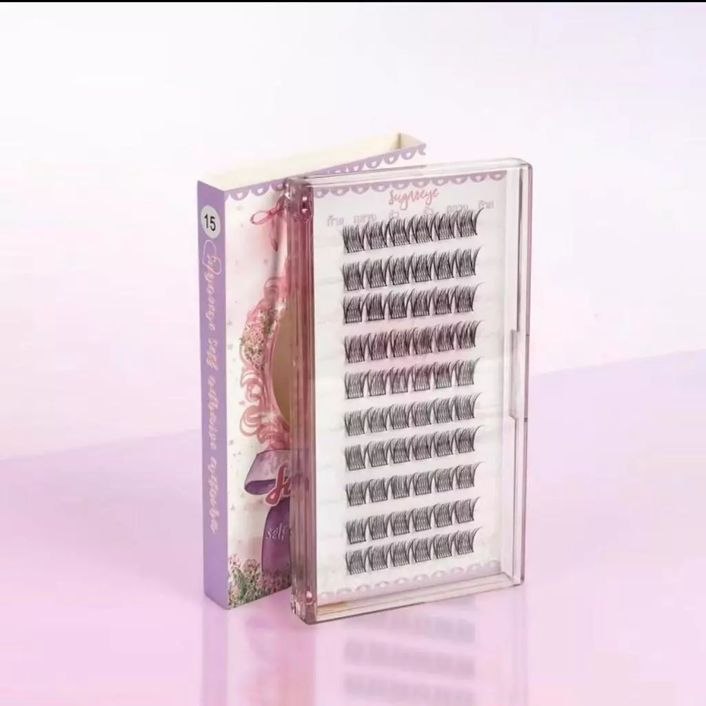 ขนตาปลอมแบบติดเอง 10 คู่ (60 ช่อ) Sugareye (แพ็คเกจมาเลย์ จำนวนจำกัด)