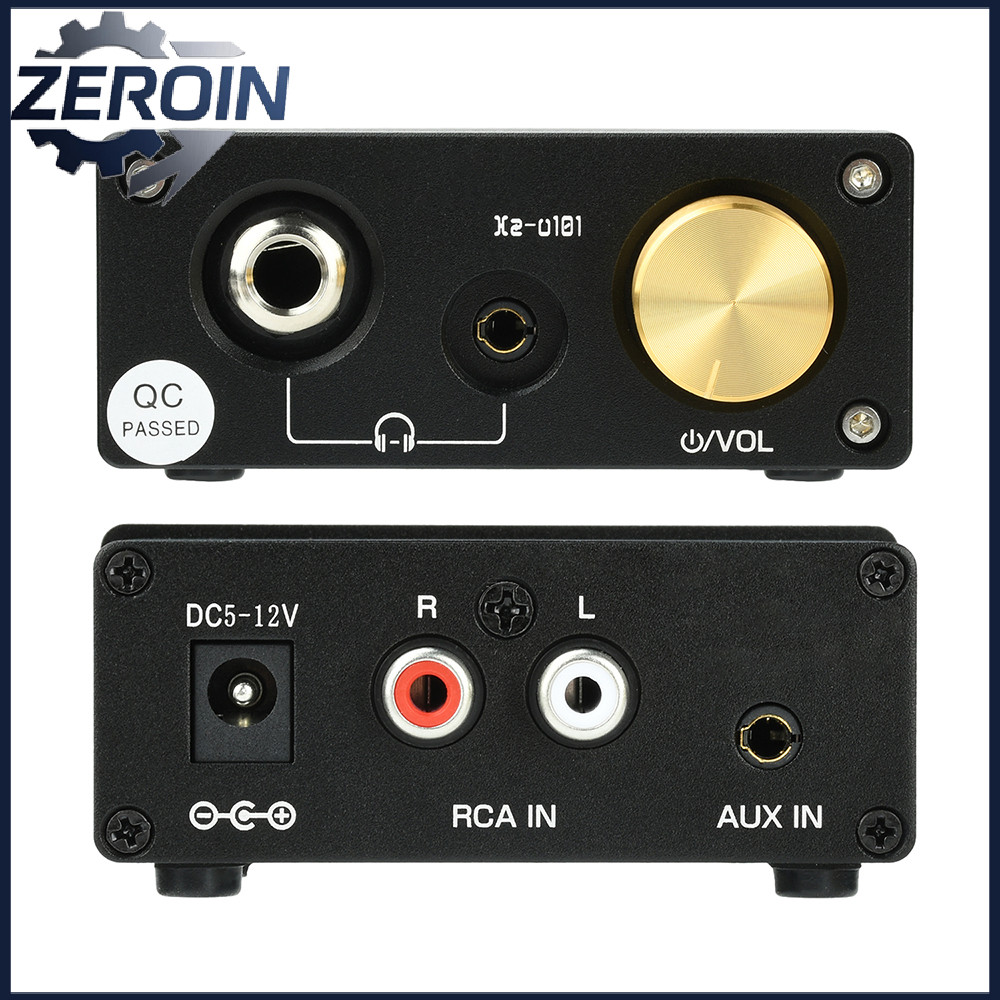 DC 5-12V Xz-U101 เครื่องขยายเสียงหูฟัง Linear สเตอริโอ RCA เครื่องขยายเสียง Home Amplifier สําหรับ 3