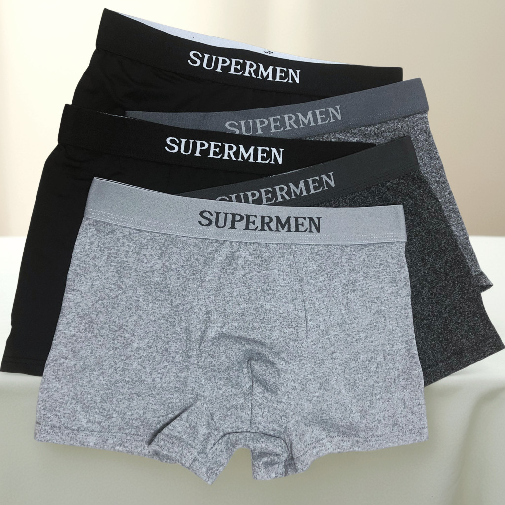 กางเกงในชาย SUPERMAN นุ่มสบาย ผ้าไมโครไฟเบอร์ ระบายอากาศดี ใส่ได้ทุกวัน