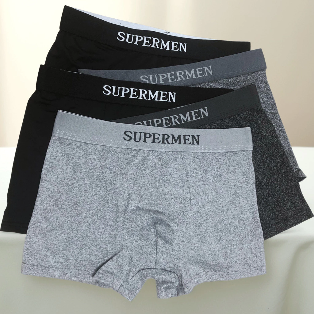 กางเกงในชาย SUPERMAN นุ่มสบาย ผ้าไมโครไฟเบอร์ ระบายอากาศดี ใส่ได้ทุกวัน