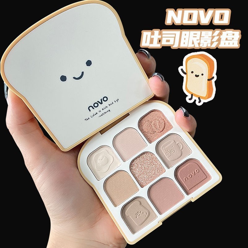 [Yijia Fairys Private Item Shop] Beauty Makeup Personal Care Goods แนะนํา NOVO Toast Eyeshadow Palet