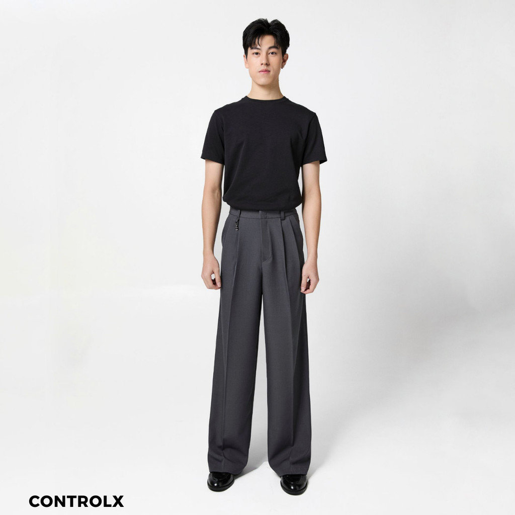 NEW CTRLX - กางเกงกระบอกใหญ่ รุ่น ZIGMA BAGGY TROUSERS ยับยาก รีดง่าย รูปที่ 5