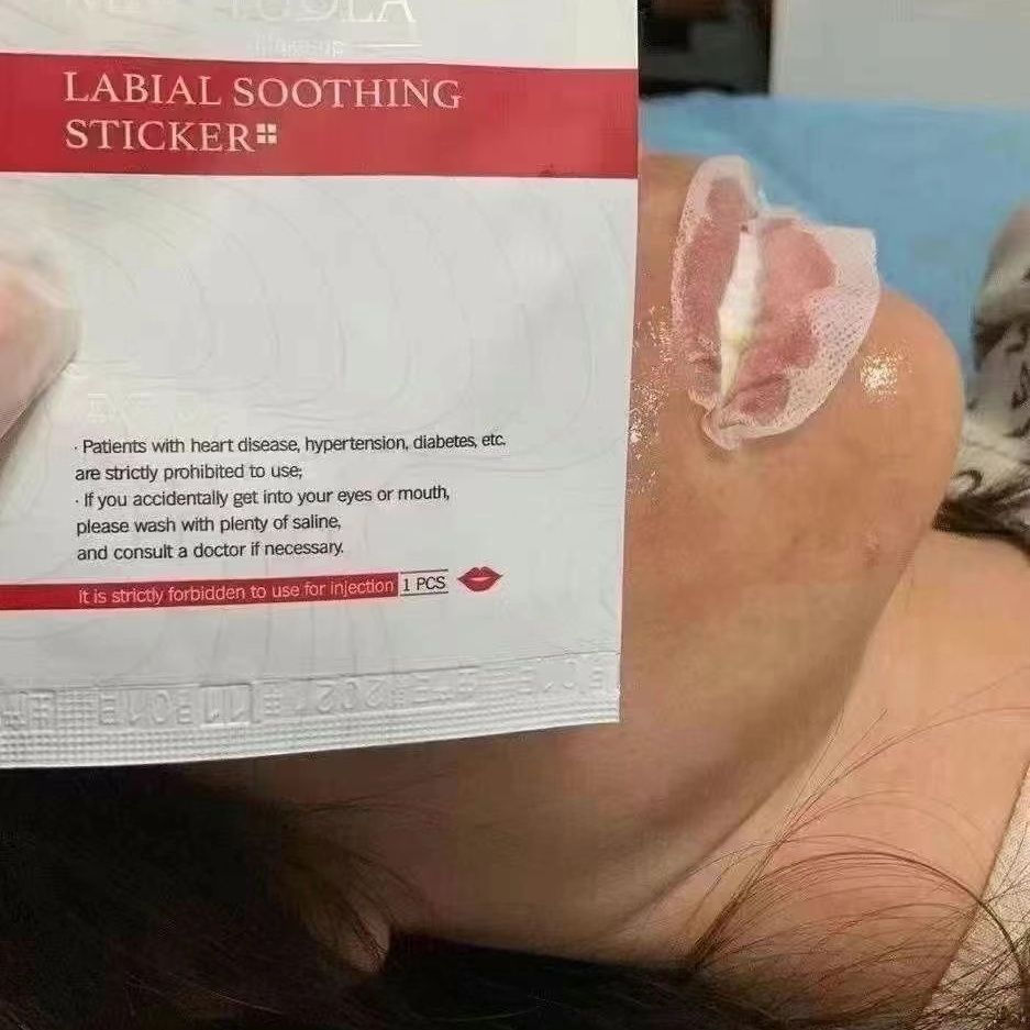 New Product#Tattoo Lip Stickers Mandala Lip Stickers Lip Tattoo Relief Patch Lip Bleaching Special T