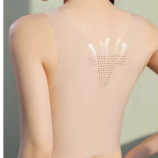 บราไร้ตะเข็บ พันแน่น ดีไซน์กว้าง กันลื่น นุ่ม ใส่สบาย มีสไตล์