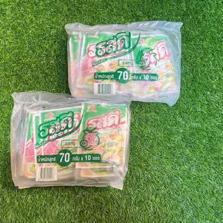 รสดีหมู รุ่นขนาด 70 กรัม 1 แพ็ค บรรจุ 10 ห่อ