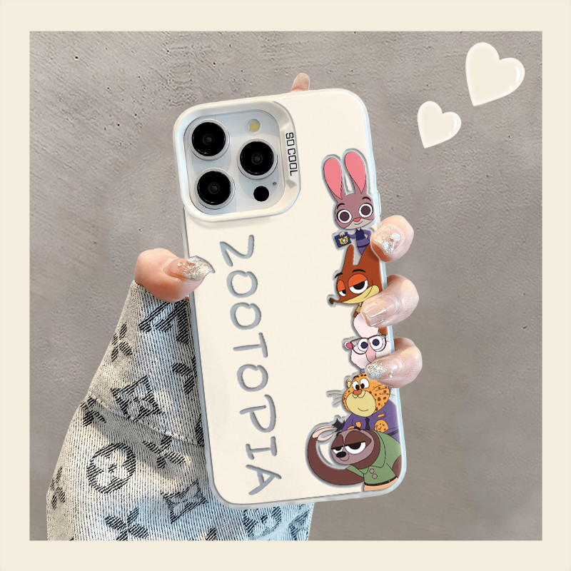 Zootopia สําหรับ Oppo A58 A11X A5 A2 A55 A57 A16 กรณีค้นหา X5 X6 X7 X8 X9 PRO V23 11 10 PRO RENO 14 13 12 11 10 9 8T 7 6 5Z Pro กันกระแทกกล้อง MSCY