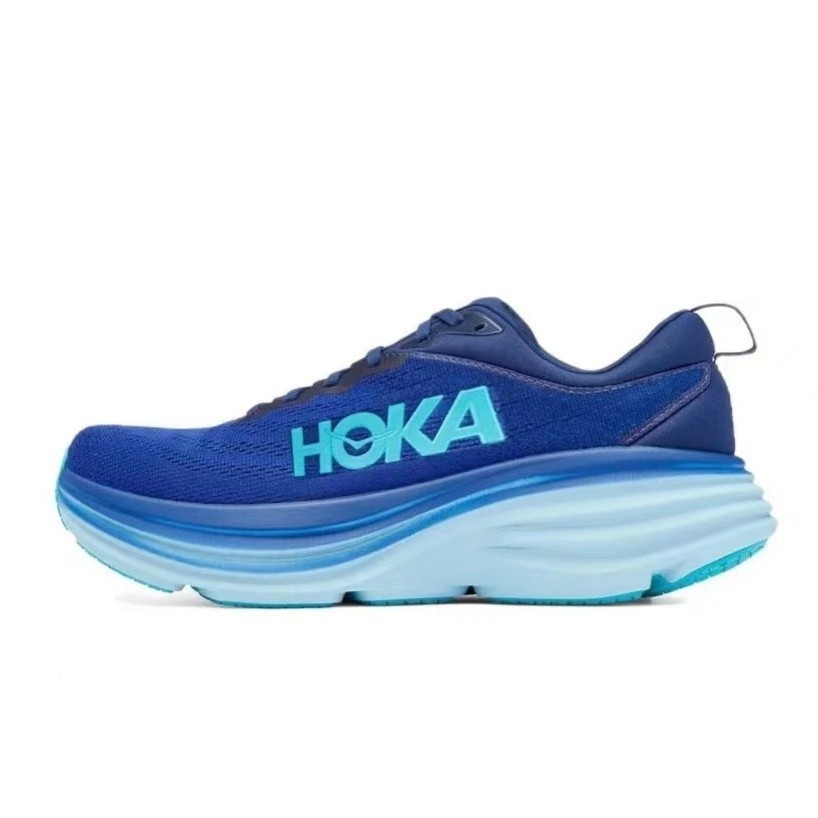 รองเท้าวิ่ง Hoka One Bondi 8 ปี 2024 ใหม่ ดีไซน์ลดแรงกระแทกดีเยี่ยม JP5T GN0M