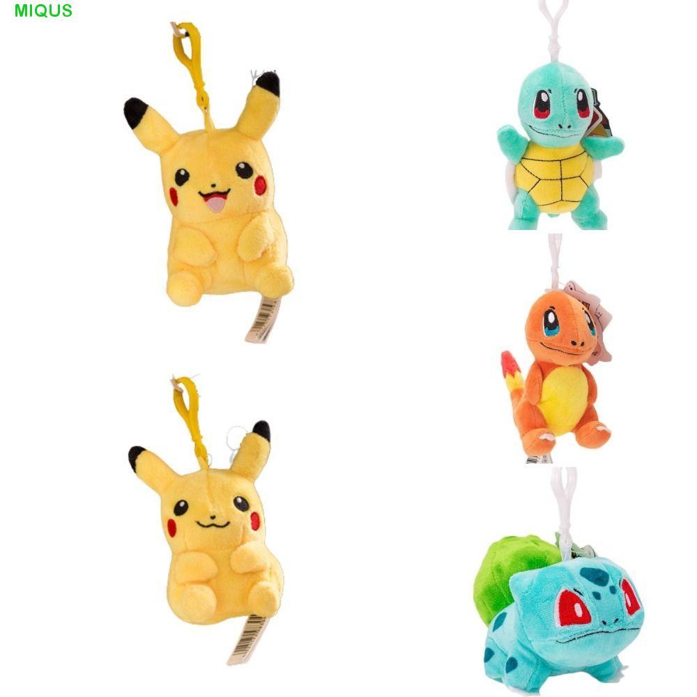 MIQUS Pikachu พวงกุญแจตุ๊กตา,อะนิเมะรูปPikachu Action Figure,Plushiesตุ๊กตาKeyChainตุ๊กตาตุ๊กตาPikac
