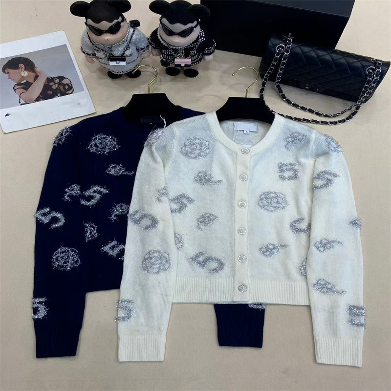 WJ6J Cha****L Custom-made2024New Autumn Fashion Small Chanel Style Age-Reducing 3D Embroidery logo K
