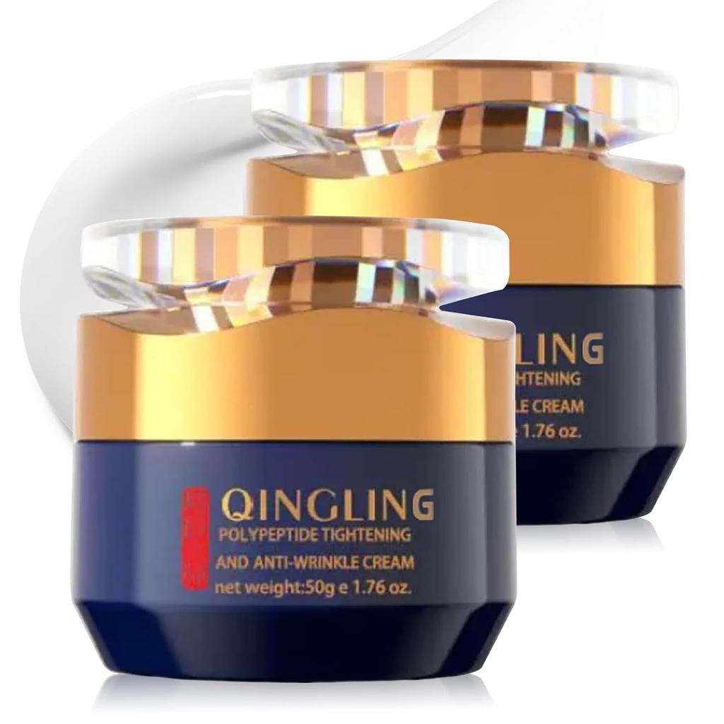 Qingling Crema Para Arrugas, Qingling Face Cream, Qingling Wrinkle Removal Cream, Polypeptide Tighte