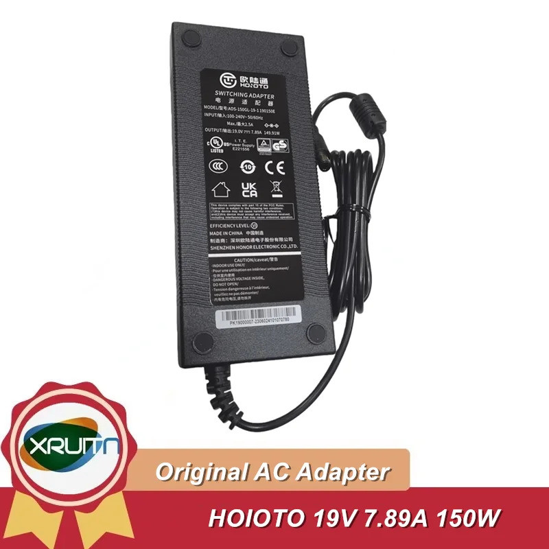 Original HOIOTO ADS-150GL-19-1 ADS-120BL-19-A 19V 7.89A 150W AC Switching Adapter Charger สําหรับ Ce