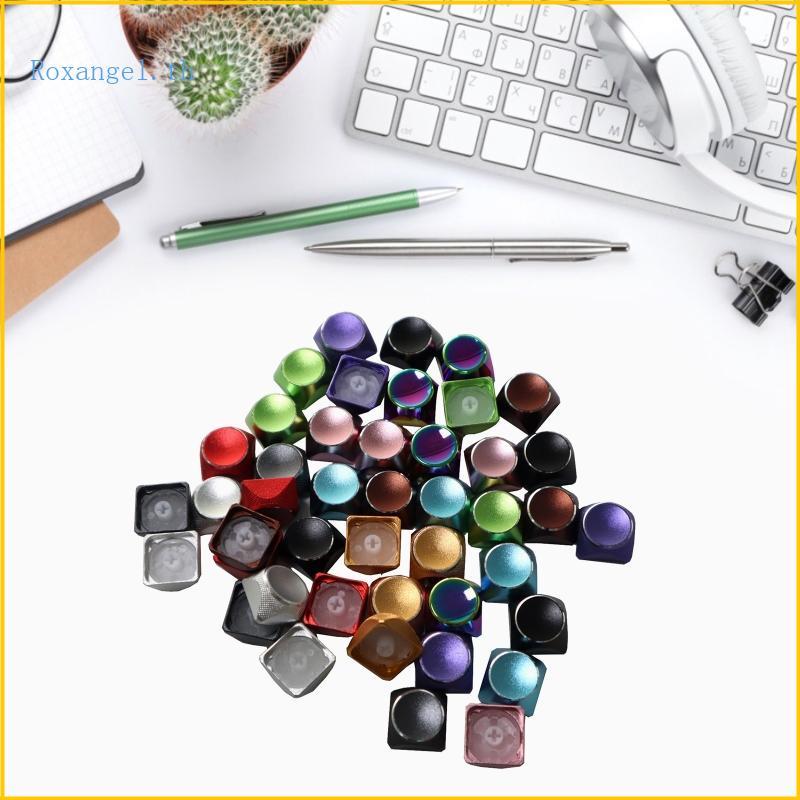 ROX 1PC สําหรับปุ่มกดสร้างสรรค์โปรไฟล์ XDA อลูมิเนียมสําหรับฝาครอบกุญแจสําหรับคีย์บอร์ดเชิงกล