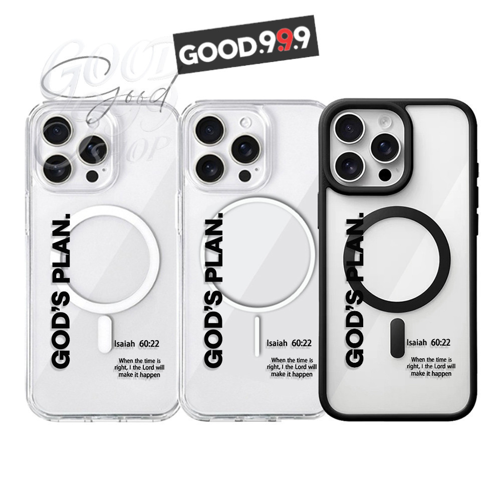 สำหรับiPhone เคสiPhoneลายน่ารัก เสริมสร้างแม่เหล็กอะคริลิคใสกระดานแข็งTPUกรอบนุ่มกันกระแทก  iP17 PRO MAX 1114 13 12 15