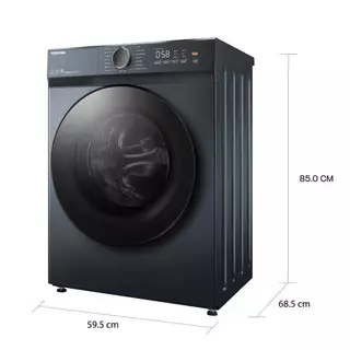 [จัดส่งพร้อมติดตั้ง] TOSHIBA เครื่องซักผ้าฝาหน้า Inverter 13 kg รุ่น TW-T21BU140UWT(MG) + ฐานรอง