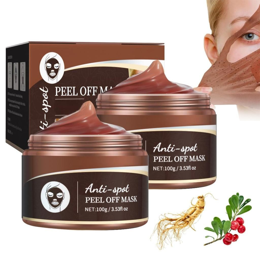 2PCS Peel Off Mask Ginseng เกาหลี Anti Aging,Peel off Mask,Pro-herbal Rinning Peel-off Facial Mask, 