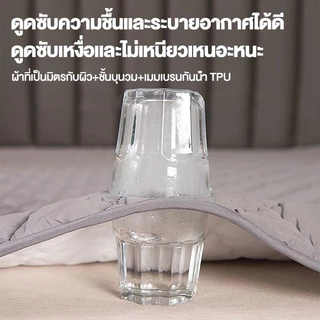 ผ้าปูที่นอนกันน้ำ การ์ตูน 3-6ฟุต กันน้ำและกันไรฝุ่นได้100% พร้อมมีสายรัดมุม ที่นอนกันน้ำ ผ้ารองฉี่ กันซึมได้ ซักเครื่องไ