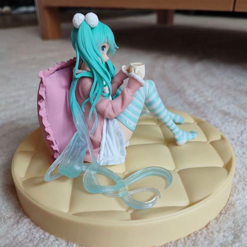 Miku Hatsune Miku หมอนทํามือโซฟาสีเหลืองอะนิเมะสาวสวยเครื่องประดับสองมิติ