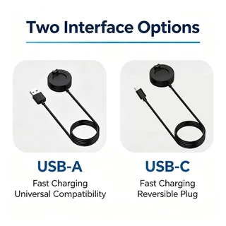 USB-A และType-C สายชาร์จนาฬิกาGarminสายชาร์จ สําหรับ Vivoactive , Fenix , Forerunner, Instinct, Vivoactive, Quatix