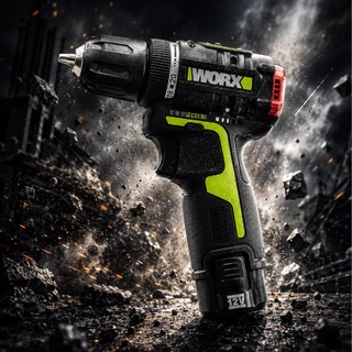 WORX สว่านกระแทกไร้สาย 10mm 2*12V รุ่น WU131X