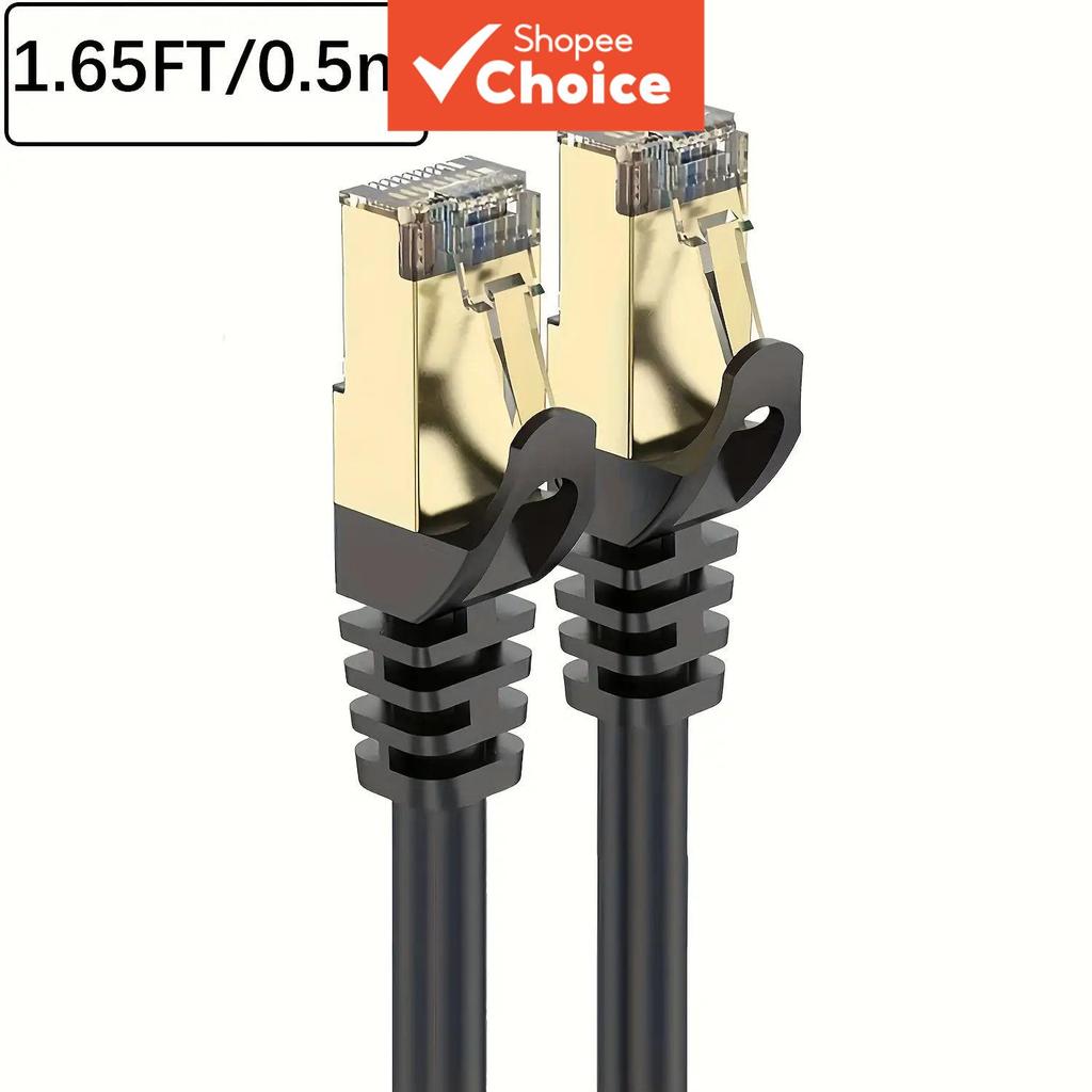 สายแลน Cat 8 Ethernet, สาย LAN เดินในผนังขนาด 26AWG พร้อมหัว RJ45, สายแพตช์ SFTP ความเร็ว 40Gbps 2000MHz สําหรับเครือข่ายความเร็วสูง
