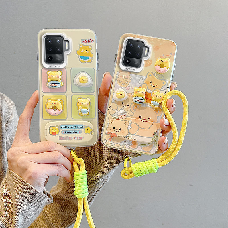 เคส OPPO A94 4G เคส OPPO Reno 5F เคส OPPO เคสสร้อยข้อมือ hard โทรศัพท์ BB-CYJZ