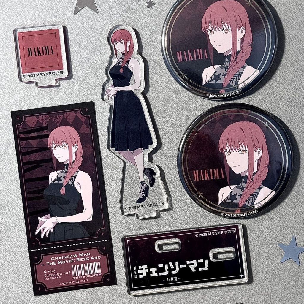 Chainsaw Man อะคริลิค Makima รูปจอแสดงผลอะนิเมะคอลเลกชันตกแต่งโต๊ะเครื่องประดับ accessorios