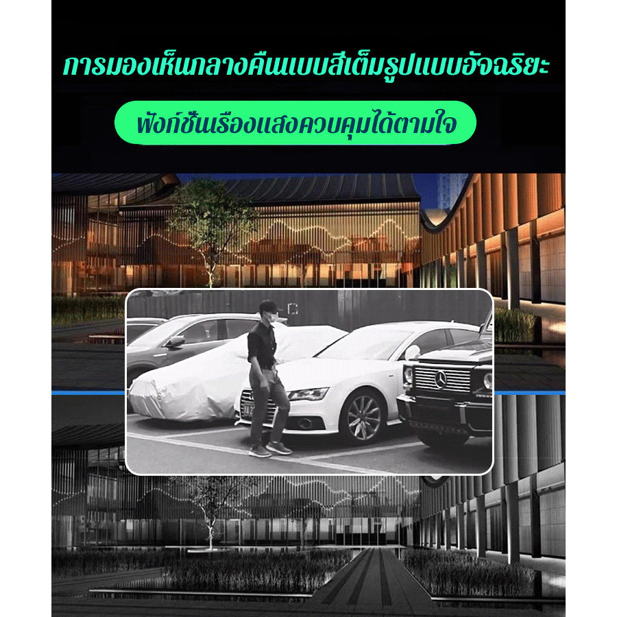 กล้องวงจรปิด WIFI กลางแจ้ง 360 องศา ระบบเสียงสองทาง thumbnail 5