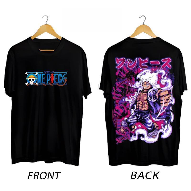 ZY 2026 เสื้อยืด ลายลูฟฟี้ One Piece | เสื้อคอกลม ไซส์ใหญ่ ผู้ชาย | Unisex Streetwear ตัวใหญ่