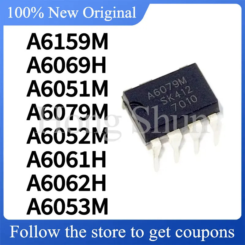 5PCS STR-A6062H A6061H A6052M A6079M A6051M A6069H A6159M A6053M DIP ชิป ic