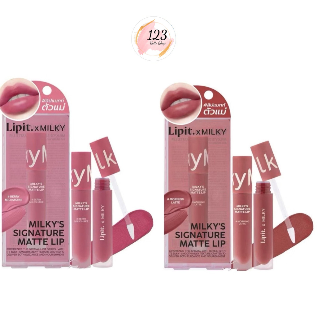 Lip It X.Milky Signature Matte 2.8g ลิปอิท มิลค์กี้ซิกเนเจอร์แมทท์ลิป ลิปแมทท์ตัวแม่✨